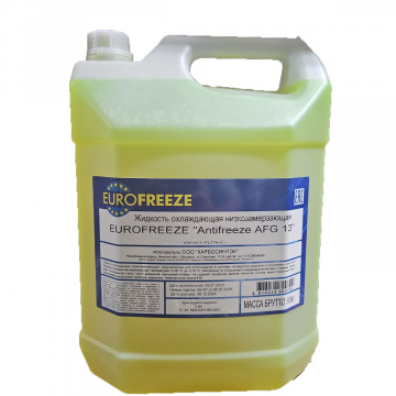 Жидкость охлаждающая низкозамерзающая EUROFREEZE Antifreeze AFG13 9.8кг (Yellow) 